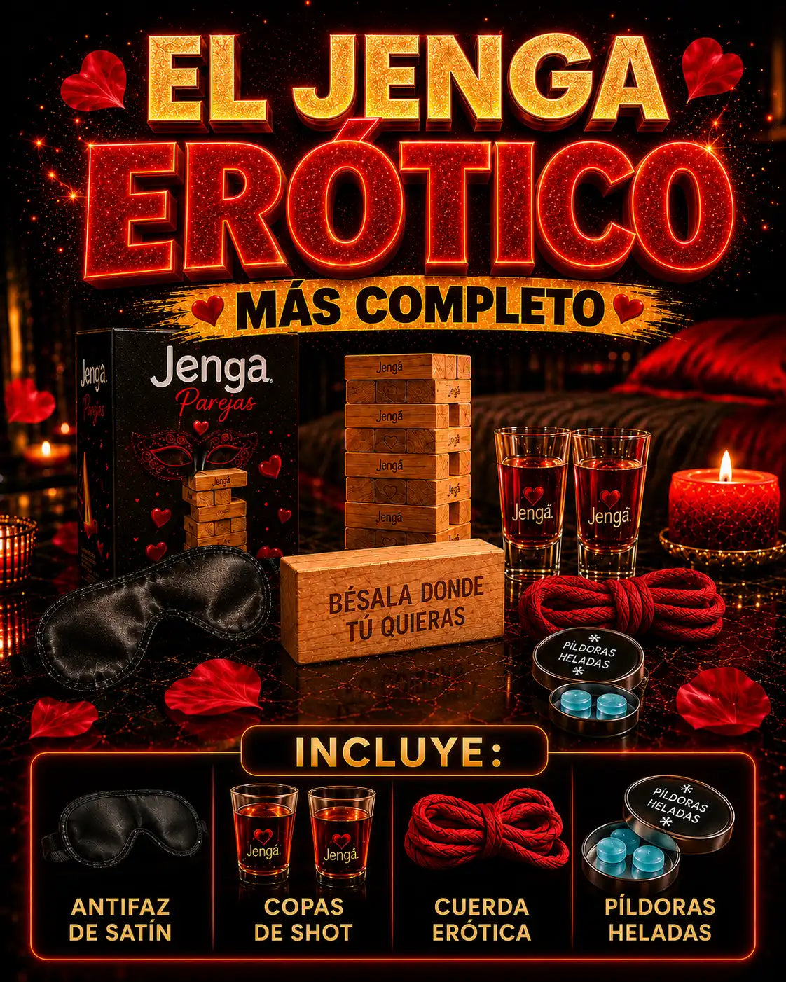 Jenga Parejas - Edición Especial
